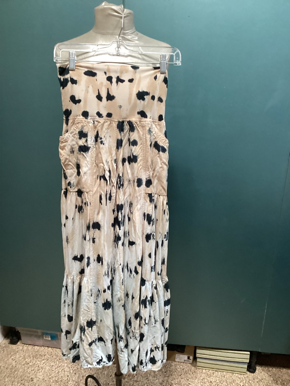 Tiered tee shirt material palazzo